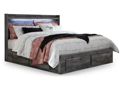 Signature Design by Ashley Baystorm King Storage Bed, Dresser, Mirror, Chest and 2 Nightstands - B221B86