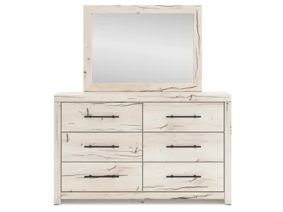 Signature Design by Ashley Lawroy King Panel Storage Bed, Dresser, Mirror and Nightstand - B2310B46