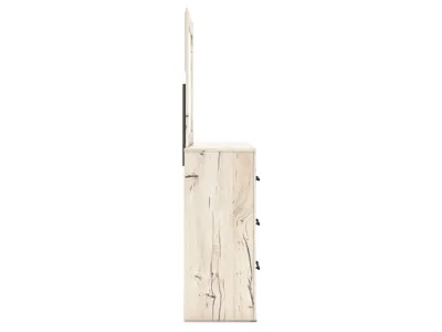 Signature Design by Ashley Lawroy King Panel Storage Bed, Dresser, Mirror and Nightstand - B2310B46