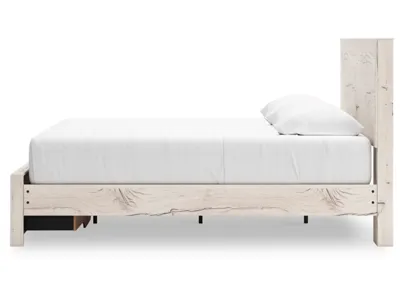 Signature Design by Ashley Lawroy King Panel Storage Bed, Dresser, Mirror and Nightstand - B2310B46
