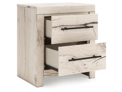 Signature Design by Ashley Lawroy King Panel Storage Bed, Dresser, Mirror and Nightstand - B2310B46