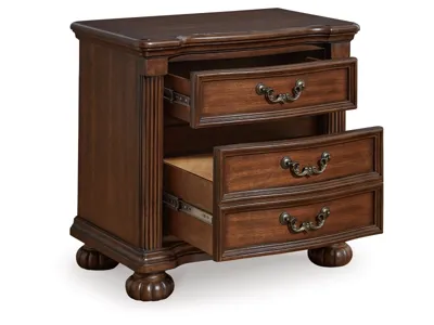 Signature Design by Ashley Lavinton King Poster Bed, Dresser, Mirror and Nightstand - B764B17