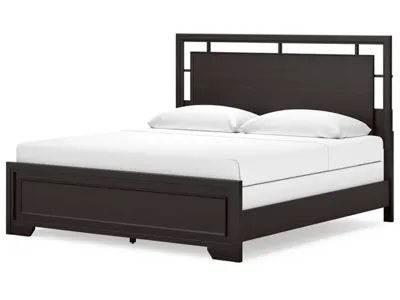 Signature Design by Ashley Covetown King Panel Bed, Dresser, Mirror and Nightstand - B441B15