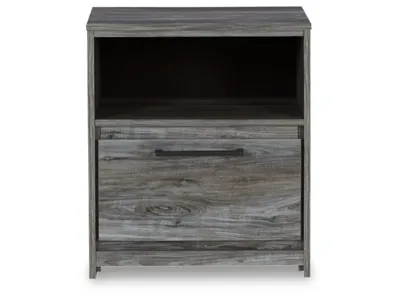 Signature Design by Ashley Baystorm Queen Panel Storage Bed and Nightstand - B221B87