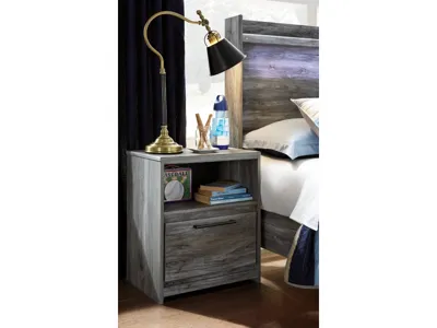 Signature Design by Ashley Baystorm Queen Panel Storage Bed and Nightstand - B221B87