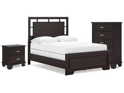 Signature Design by Ashley Covetown Full Panel Bed, Chest and Nightstand - B441B16