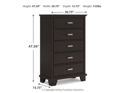Signature Design by Ashley Covetown Full Panel Bed, Chest and Nightstand - B441B16