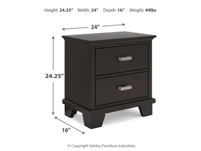 Signature Design by Ashley Covetown Full Panel Bed, Chest and Nightstand - B441B16