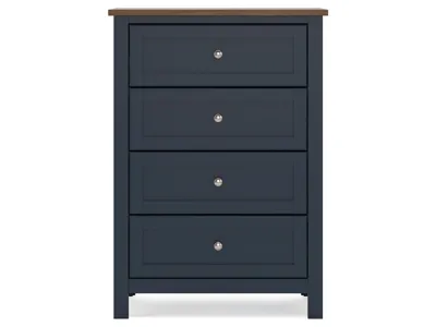 Signature Design by Ashley Landocken Twin Panel Bed, Chest and Nightstand - B414B19