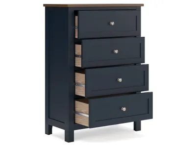 Signature Design by Ashley Landocken Twin Panel Bed, Chest and Nightstand - B414B19