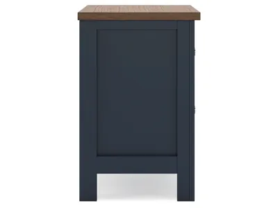 Signature Design by Ashley Landocken Twin Panel Bed, Chest and Nightstand - B414B19