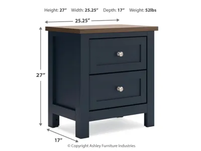 Signature Design by Ashley Landocken Twin Panel Bed, Chest and Nightstand - B414B19