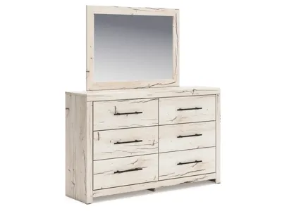 Signature Design by Ashley Lawroy Queen Storage Bed, 2 Dressers, Mirror and 2 Nightstands - B2310B49