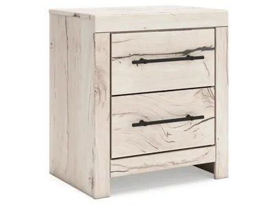 Signature Design by Ashley Lawroy Queen Storage Bed, 2 Dressers, Mirror and 2 Nightstands - B2310B49