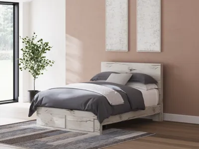 Signature Design by Ashley Lawroy Queen Storage Bed, 2 Dressers, Mirror and 2 Nightstands - B2310B49