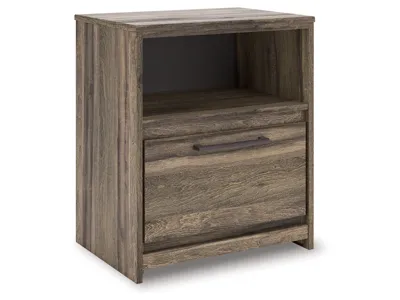 Signature Design by Ashley Elbrim Queen Panel Storage Bed, Dresser, Mirror and Nightstand - PCB2005B13