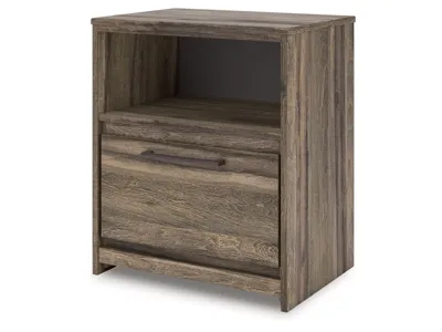 Signature Design by Ashley Elbrim Queen Panel Storage Bed, Dresser, Mirror and Nightstand - PCB2005B13