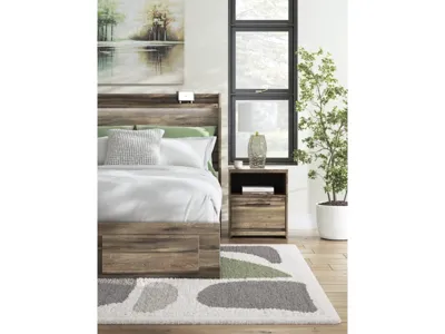 Signature Design by Ashley Elbrim Queen Panel Storage Bed, Dresser, Mirror and Nightstand - PCB2005B13