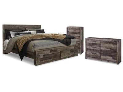 Signature Design by Ashley Derekson King Storage Bed, Dresser and Chest - B200B76