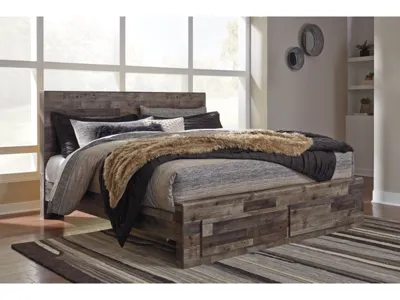 Signature Design by Ashley Derekson King Storage Bed, Dresser and Chest - B200B76