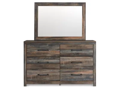 Signature Design by Ashley Drystan Queen Panel Bed, 2 Dressers, Mirror, Chest and 2 Nightstands - B211B104