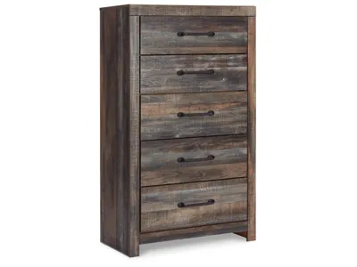 Signature Design by Ashley Drystan Queen Panel Bed, 2 Dressers, Mirror, Chest and 2 Nightstands - B211B104