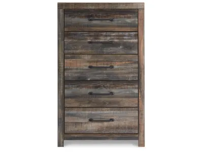 Signature Design by Ashley Drystan Queen Bookcase Bed, Dresser and Chest - B211B105
