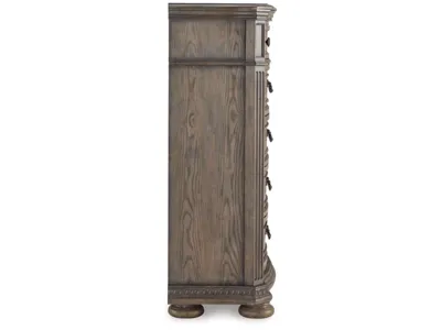 Signature Design by Ashley Ardenfield California King Sleigh Bed, Chest and Nightstand - B944B6