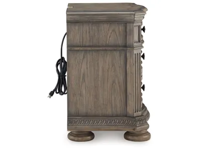 Signature Design by Ashley Ardenfield California King Sleigh Bed, Chest and Nightstand - B944B6