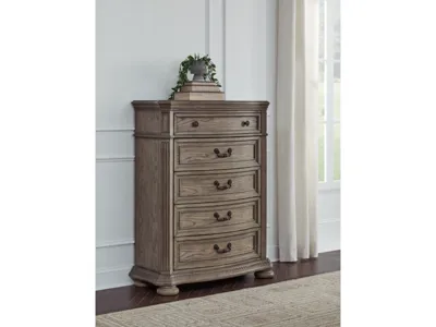 Signature Design by Ashley Ardenfield California King Sleigh Bed, Chest and Nightstand - B944B6