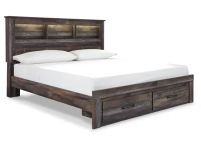 Signature Design by Ashley Drystan King Bookcase Storage Bed and Chest - B211B106