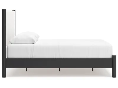 Signature Design by Ashley Cadmori Queen Panel Bed, Dresser, Mirror and Nightstand - B2616B21