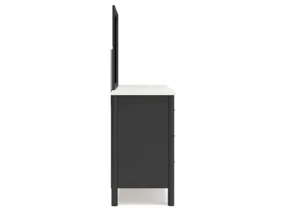 Signature Design by Ashley Cadmori Queen Panel Bed, Dresser, Mirror and Nightstand - B2616B21