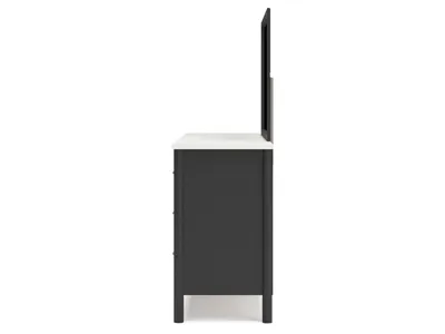 Signature Design by Ashley Cadmori Queen Panel Bed, Dresser, Mirror and Nightstand - B2616B21