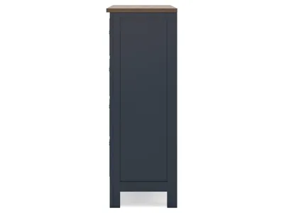 Signature Design by Ashley Landocken Twin Panel Bed, Dresser, Chest and Nightstand - B414B20