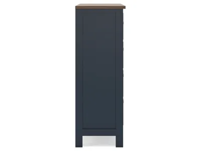 Signature Design by Ashley Landocken Twin Panel Bed, Dresser, Chest and Nightstand - B414B20