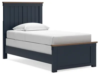 Signature Design by Ashley Landocken Twin Panel Bed, Dresser, Chest and Nightstand - B414B20