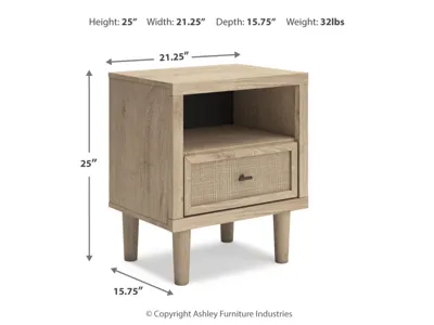 Signature Design by Ashley Cielden Queen Upholstered Bed, Dresser and 2 Nightstands - B1199B20