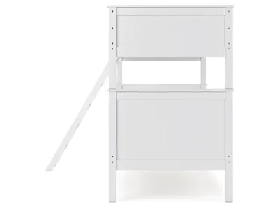 Signature Design by Ashley Nextonfort Twin over Twin Bunk Bed and 2 Twin Mattresses - B396B15