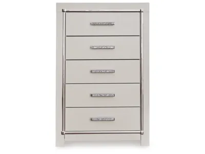 Signature Design by Ashley Zyniden Full Panel Bed, 2 Chests and Nightstand - B2114B26