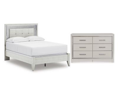 Signature Design by Ashley Zyniden Full Panel Bed and Dresser - B2114B27