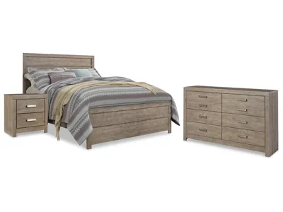 Signature Design by Ashley Culverbach Queen Panel Bed, Dresser and Nightstand - B070B31