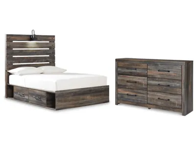 Signature Design by Ashley Drystan Full Panel Storage Bed and Dresser - B211B97