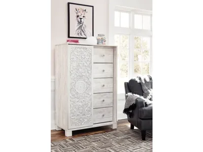 Signature Design by Ashley Paxberry Queen Panel Bed, Dresser and Chest - B181B34
