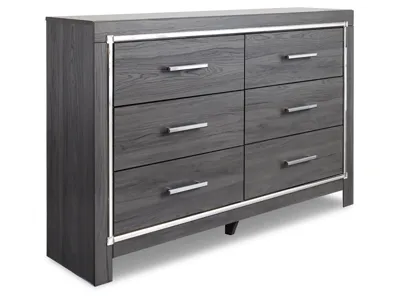 Signature Design by Ashley Lodanna Queen Storage Bed, Dresser and Nightstand - B214B53