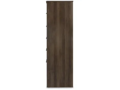 Signature Design by Ashley Juararo Queen Poster Bed, Dresser, Mirror, Chest and Nightstand - B251B42