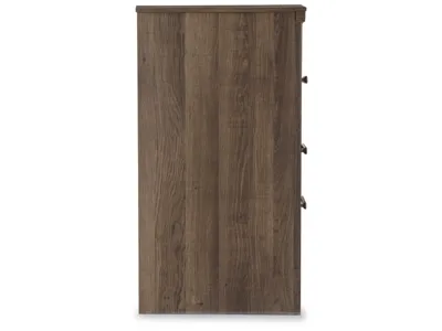 Signature Design by Ashley Juararo Queen Poster Bed, Dresser, Mirror, Chest and Nightstand - B251B42