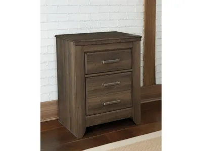 Signature Design by Ashley Juararo Queen Poster Bed, Dresser, Mirror, Chest and Nightstand - B251B42