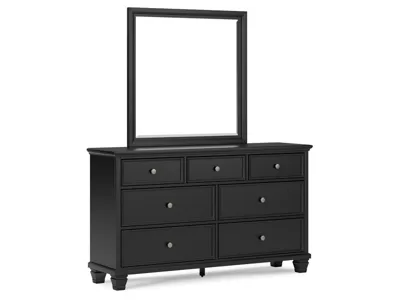 Signature Design by Ashley Lanolee Queen Panel Bed, Dresser, Mirror and Nightstand - B687B15