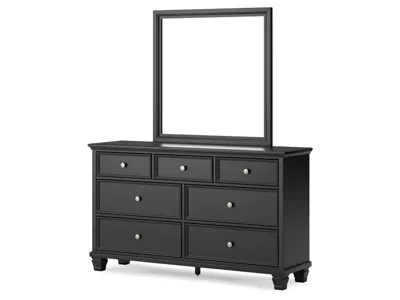 Signature Design by Ashley Lanolee Queen Panel Bed, Dresser, Mirror and Nightstand - B687B15